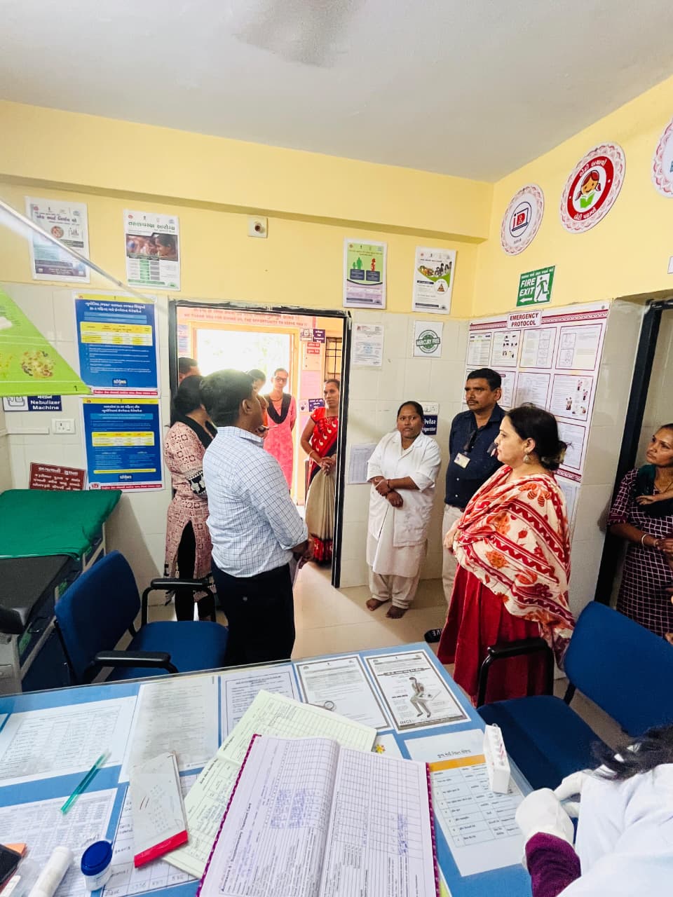 જિલ્લા વિકાસ અધિકારીશ્રી યોગેશ કાપસેએ વાલિયા તાલુકાના આરોગ્ય કેન્દ્રોની આકસ્મિક મુલાકાત લીધી