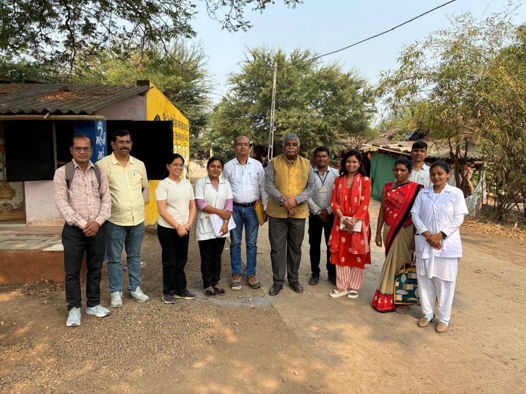 નેત્રંગ ખાતે હાથીપગો (MDA) ઝુંબેશનું નેશનલ ટીમ દ્વારા નિરીક્ષણ અને માર્ગદર્શન.