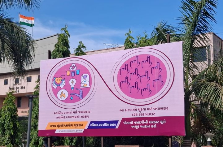 લોકશાહીના પર્વમાં નાગરિકોની મહત્તમ ભાગીદારી સુનિશ્ચિત કરવા જિલ્લા ચૂંટણી તંત્ર દ્વારા સઘન ઝુંબેશ.