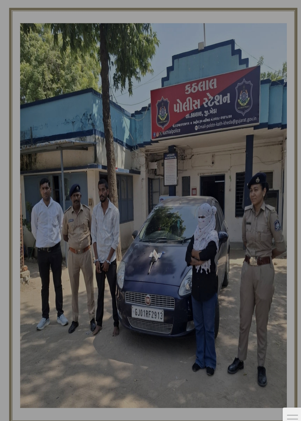 કઠલાલ પોલીસે બોગસ પત્રકારો સામે કરી કાર્યવાહી, ખંડણી માગવાના અને વેપારીને માર મારવાના કેસમાં બે આરોપીઓ ઝડપાયા..
